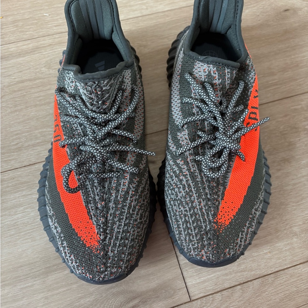 Yeezy Sneakers - Gray and Orange
